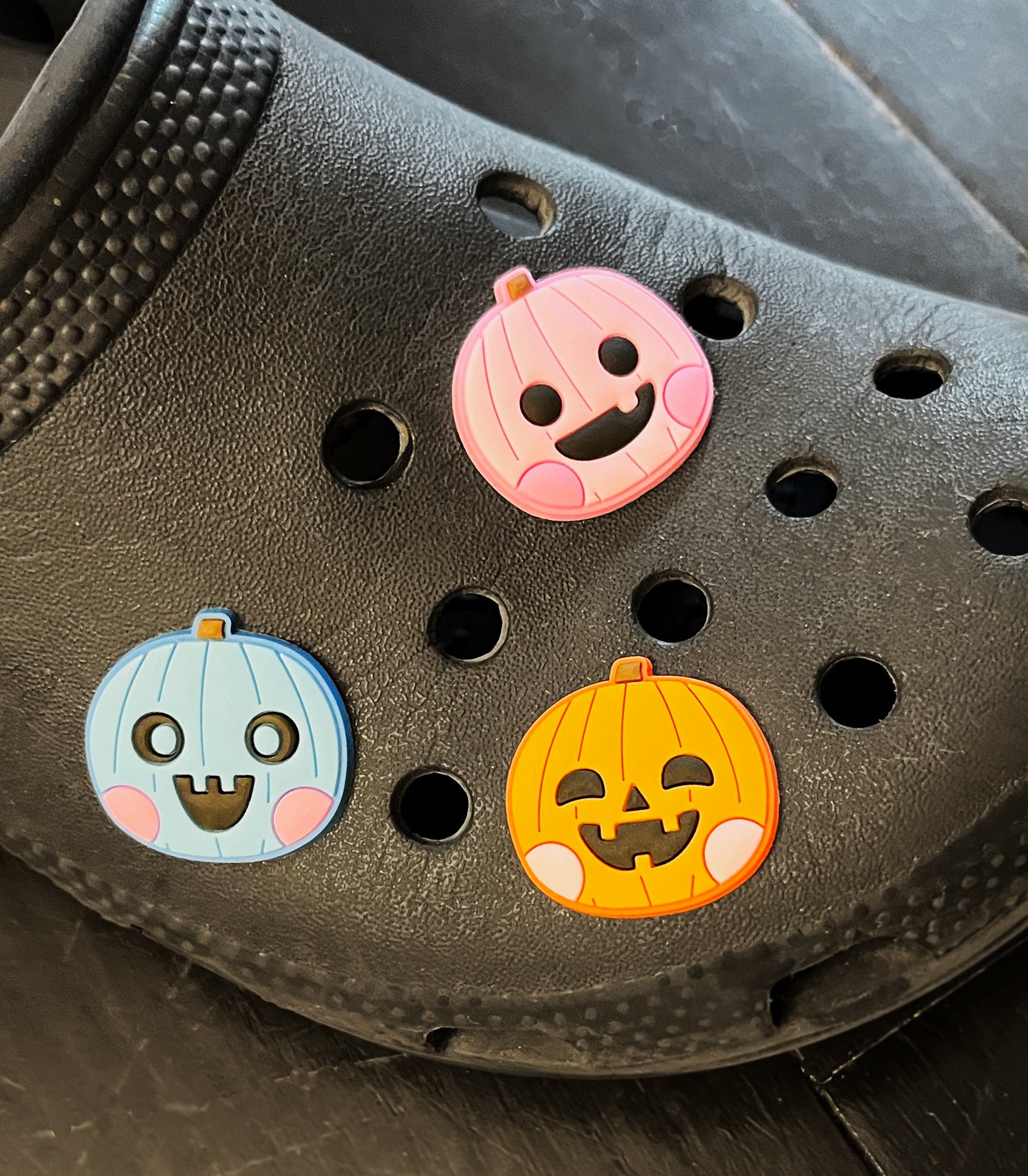 Jack O'lantern PVC Shoe Charms