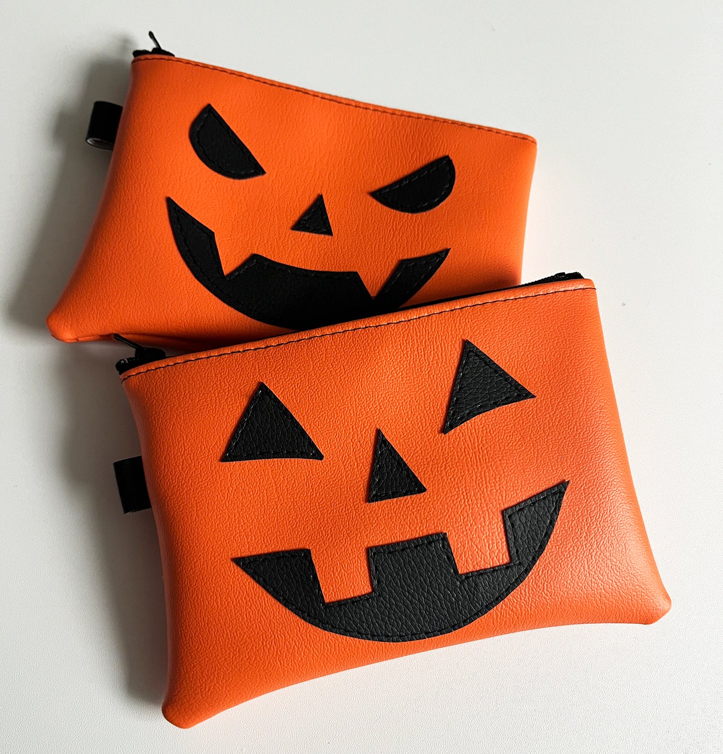 Jack O' lantern Double-sided Zipper Bag