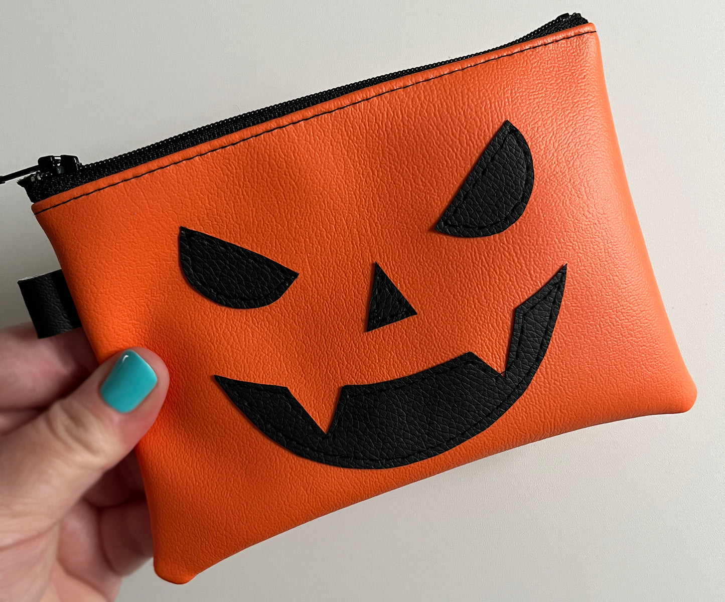 Jack O' lantern Double-sided Zipper Bag