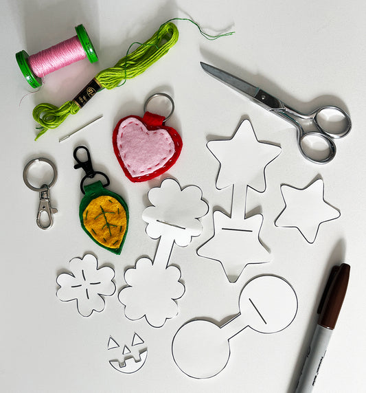 Coin Holder Keychain template- Download