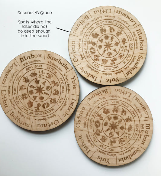 Misfit: Wheel of the Year Wood Magnet