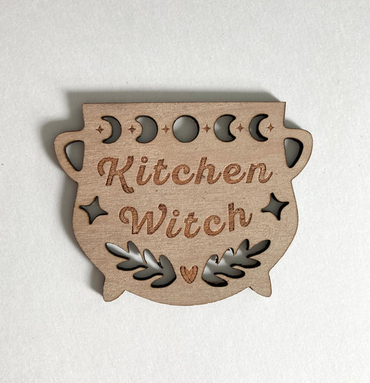 Misfit: Kitchen Witch Cauldron, Ornament, Magnet