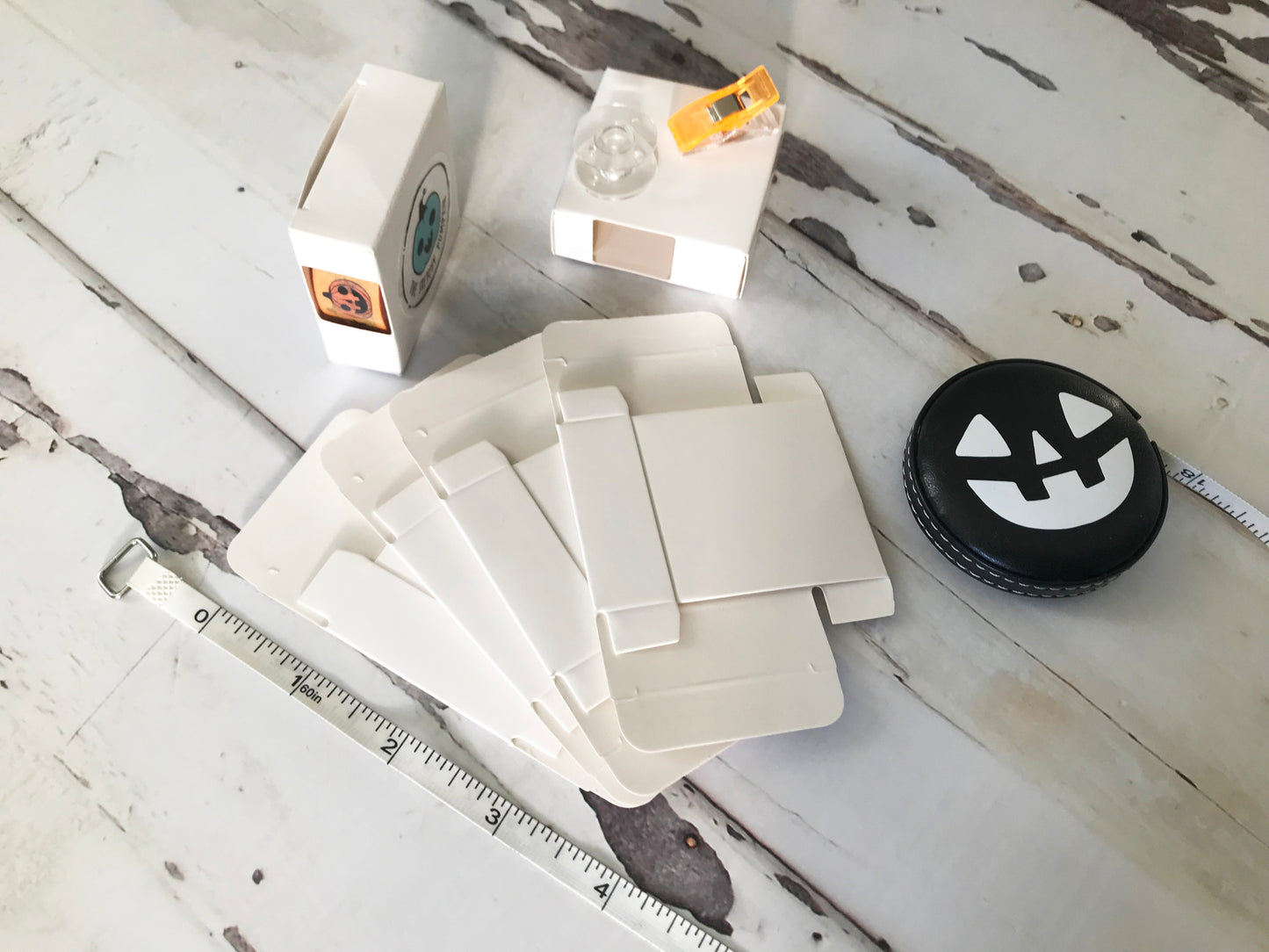 Tape Boxes 30 Pack- White-Washi