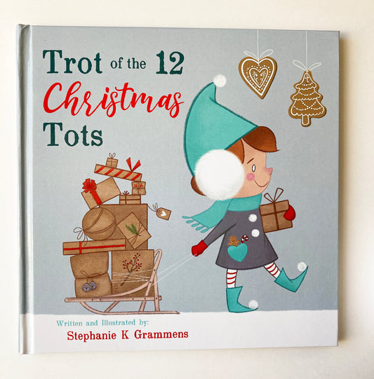 Trot of the 12 Christmas Tots, Book with Stickers