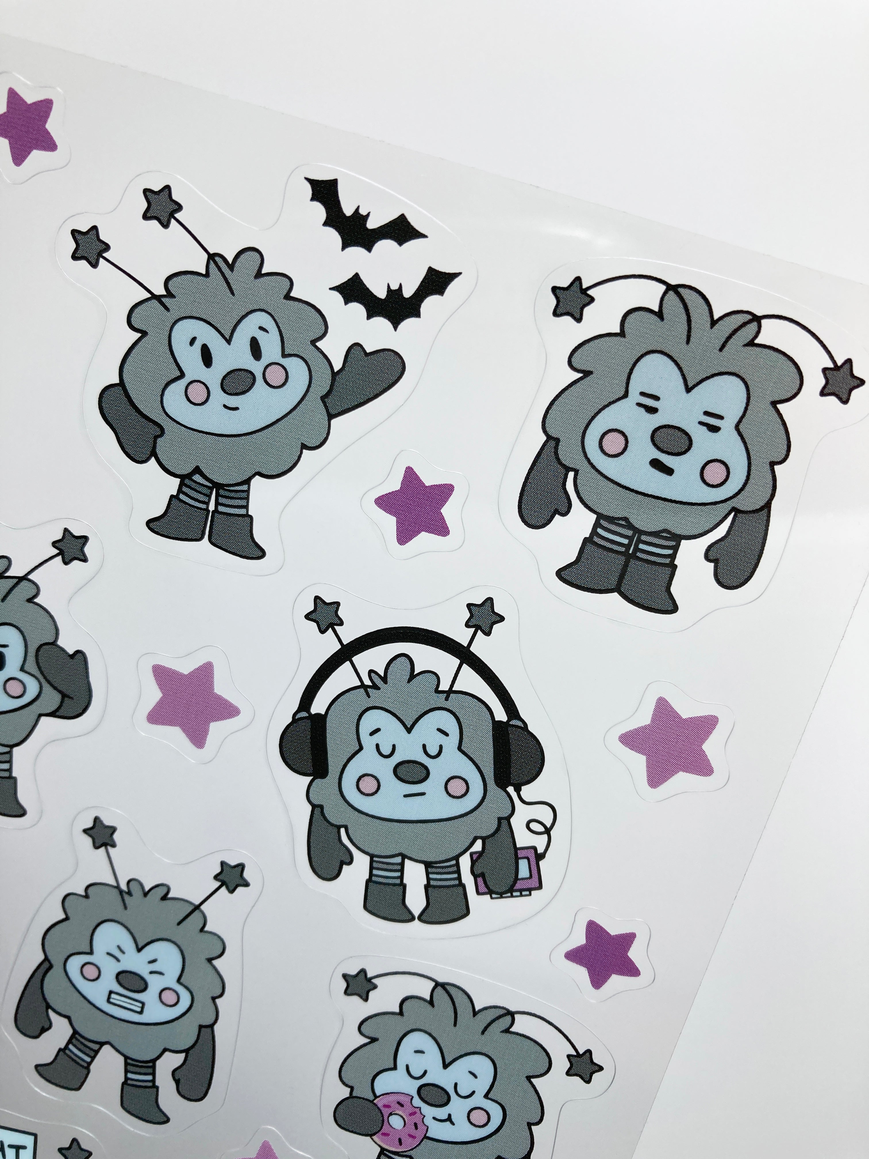 Sprite Fray, Transparent, Waterproof Sticker Sheet – thesketchypumpkin