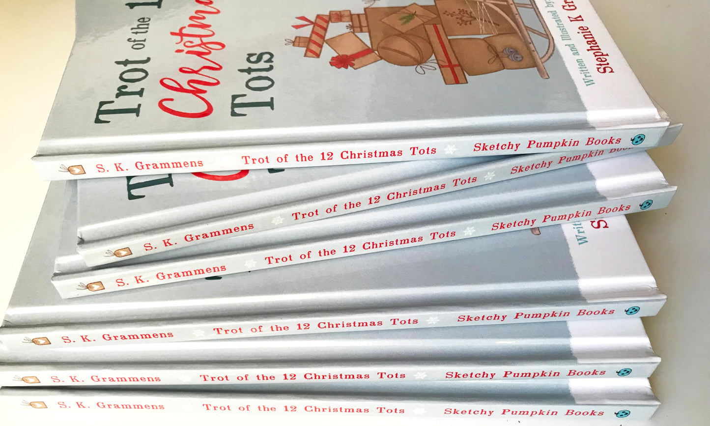 Trot of the 12 Christmas Tots, Book with Stickers