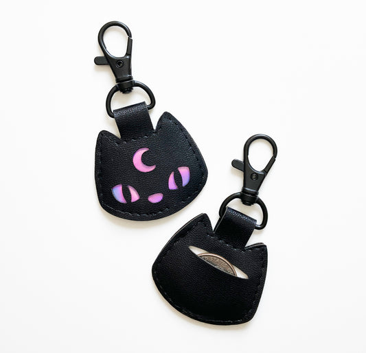 Magic Cat Coin Keychain