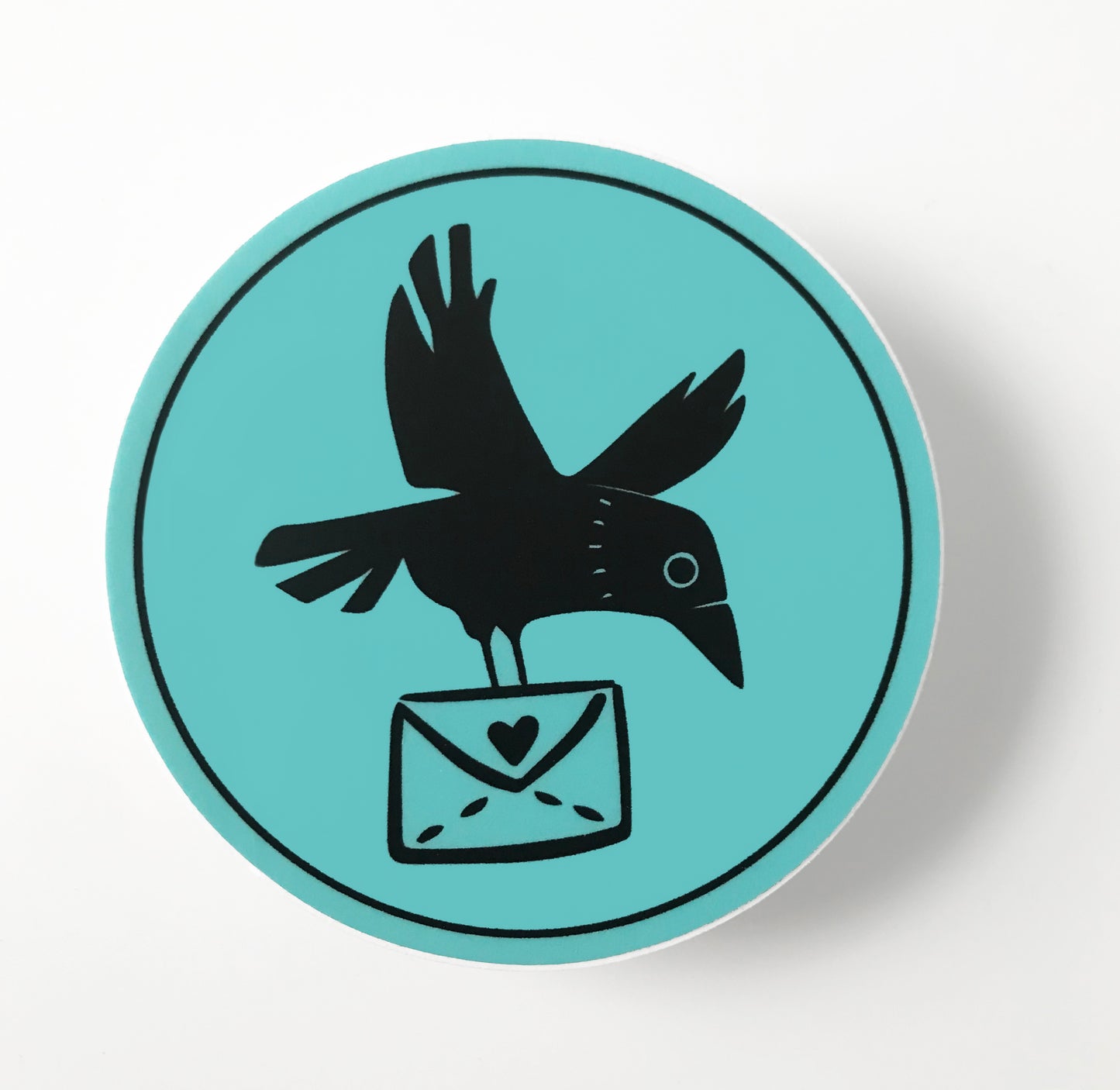 Delivery Crow Decal