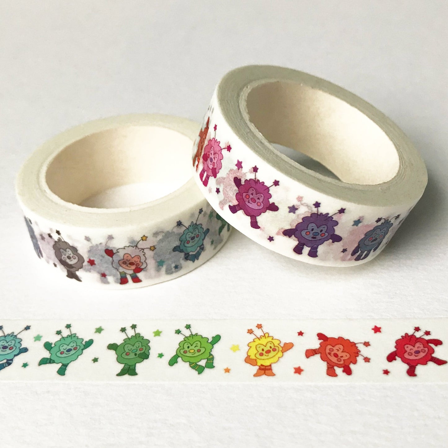 Rainbow Sprite Washi Tape, Bullet Journal, BuJo, Colors, Cute, Kawaii –  thesketchypumpkin