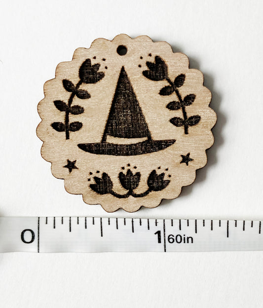 Wood Charms: single or bulk