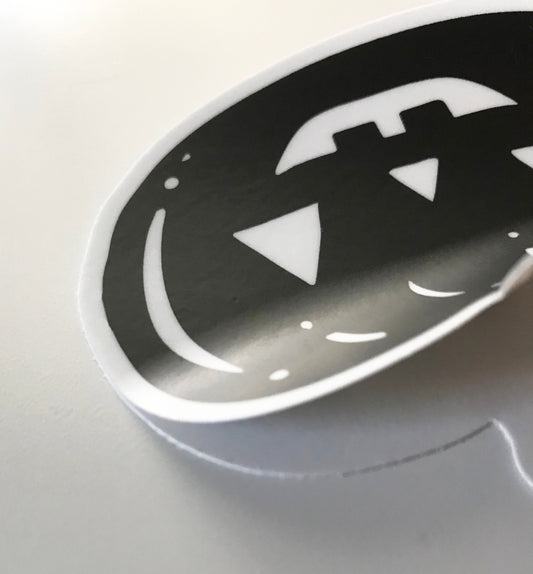 Jack O' Lantern Waterproof DiCut Sticker
