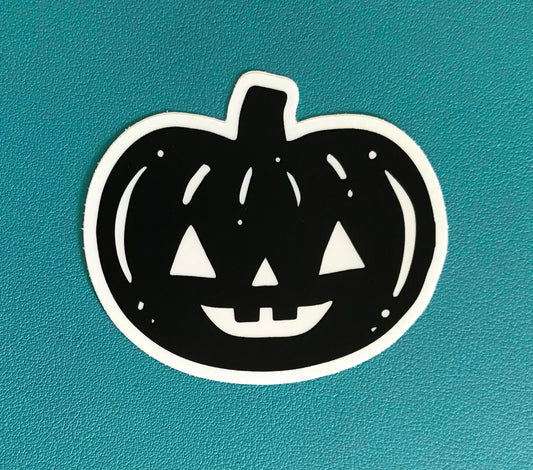 Jack O' Lantern Waterproof DiCut Sticker