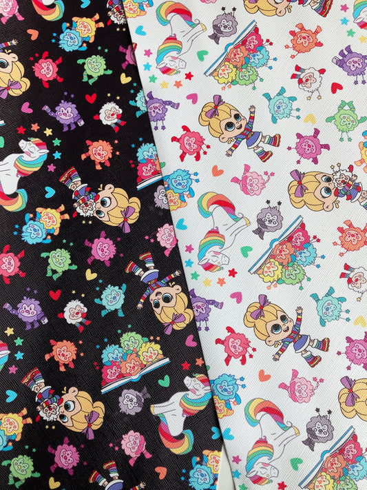 RainbowBrite Faux Leather, Rolls